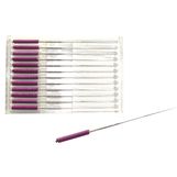 Jeu de  12 aiguilles calibrées nettoyage buse