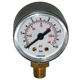 Radial manometer 1/8