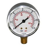 Radial manometer 1/4