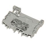 Grey conductor block 4 mm²  gris 4 mm²