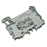 Grey conductor block 6 mm²  gris 6 mm²