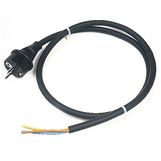 Supply cable with moulded plug 3G 1,5 mm²  avec fiche moulée 3G 1,5 mm²