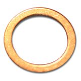 1/4 copper gasket for hollow screw  pour vis creuse 1/4