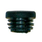 Ø25 black round tube tip  rond ø 25 noir