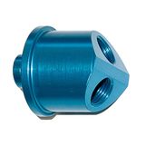 Hemp lance distributor head 2 outlets  2 sorties lance chanvre